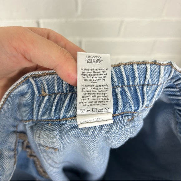 Pacsun High Rise Baggy Cargo Light Wash Jogger Jeans Size M - Picture 4 of 10